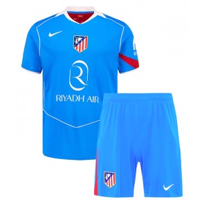 Atletico Madrid Giacomo Raspadori #22 Tredjetrøje Børn 2025-26 Kortærmet (+ Korte bukser)